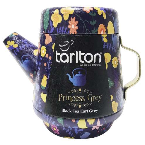 TEE 7086 Tarlton Tea Pot Princess Grey Black Tea 100g